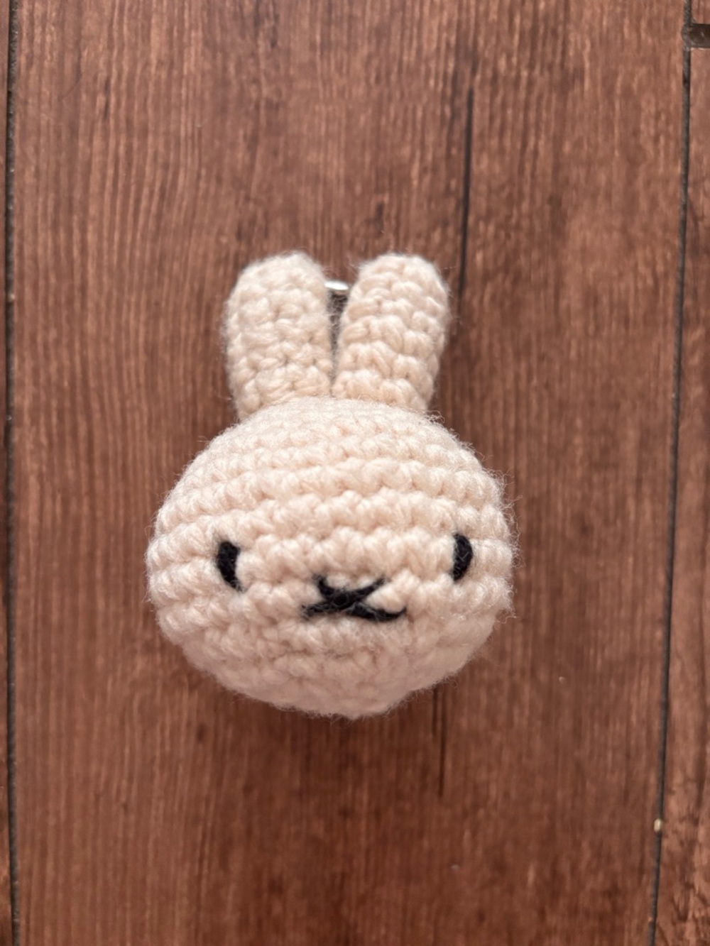 Miffy crochet bag charm